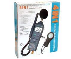 Cem DT-8820 Sıcaklık Nem Işık ve Ses Ölçer 'Çoklu Özellik'