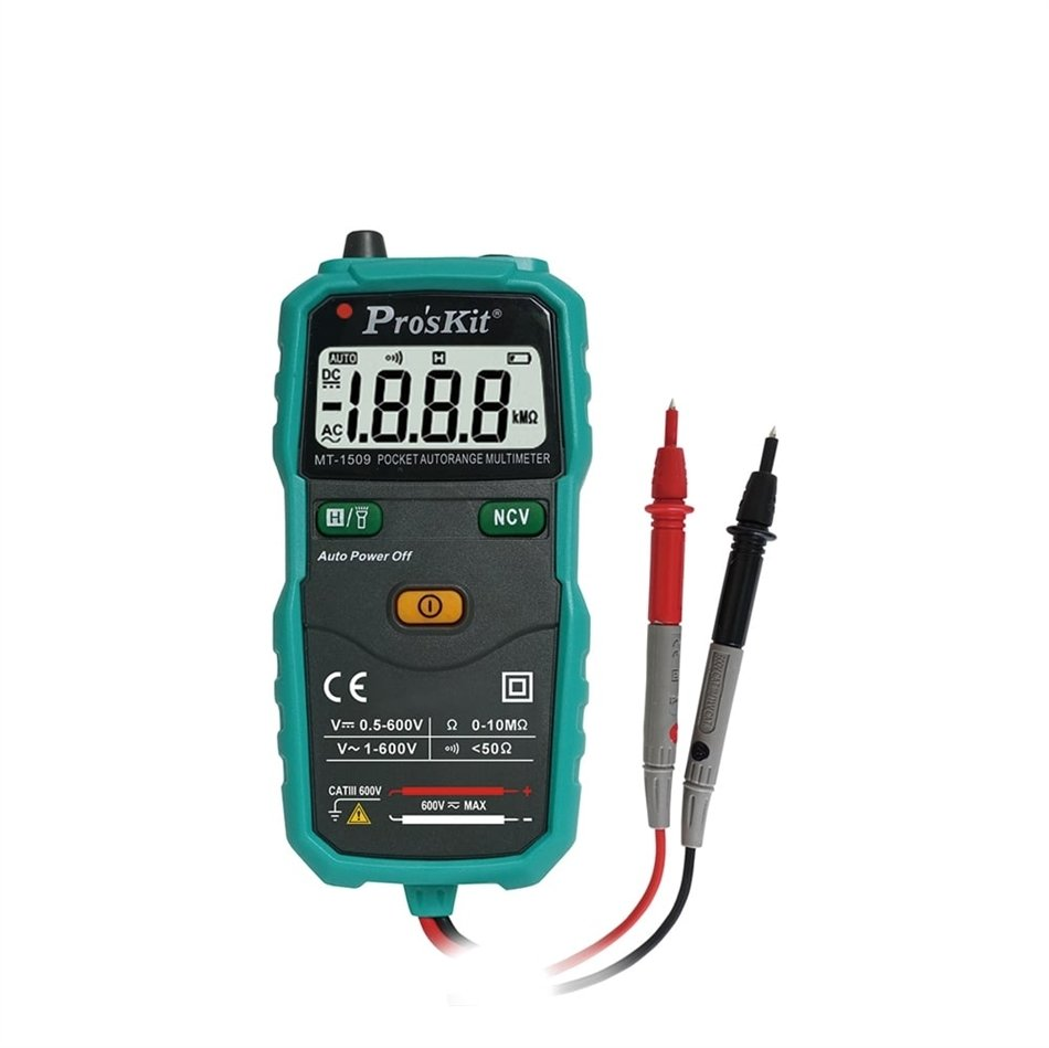Proskit MT-1509 Cep Tipi Dijital Multimetre AutoRange