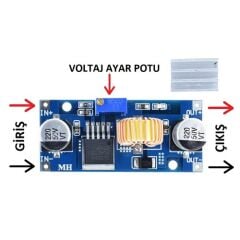 XL4015 5A Voltaj Düşürücü