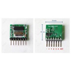 4 Kanal 433Mhz Alıcı Verici Kit