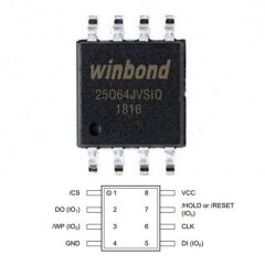 W25Q64JVSIQ Winbond 64M-bit Seri Flash