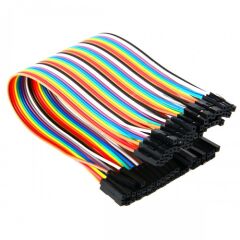 20cm 40 Pin Dişi Dişi Dupont Kablo