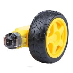 Robot Tekerlek ve DC Motor Seti