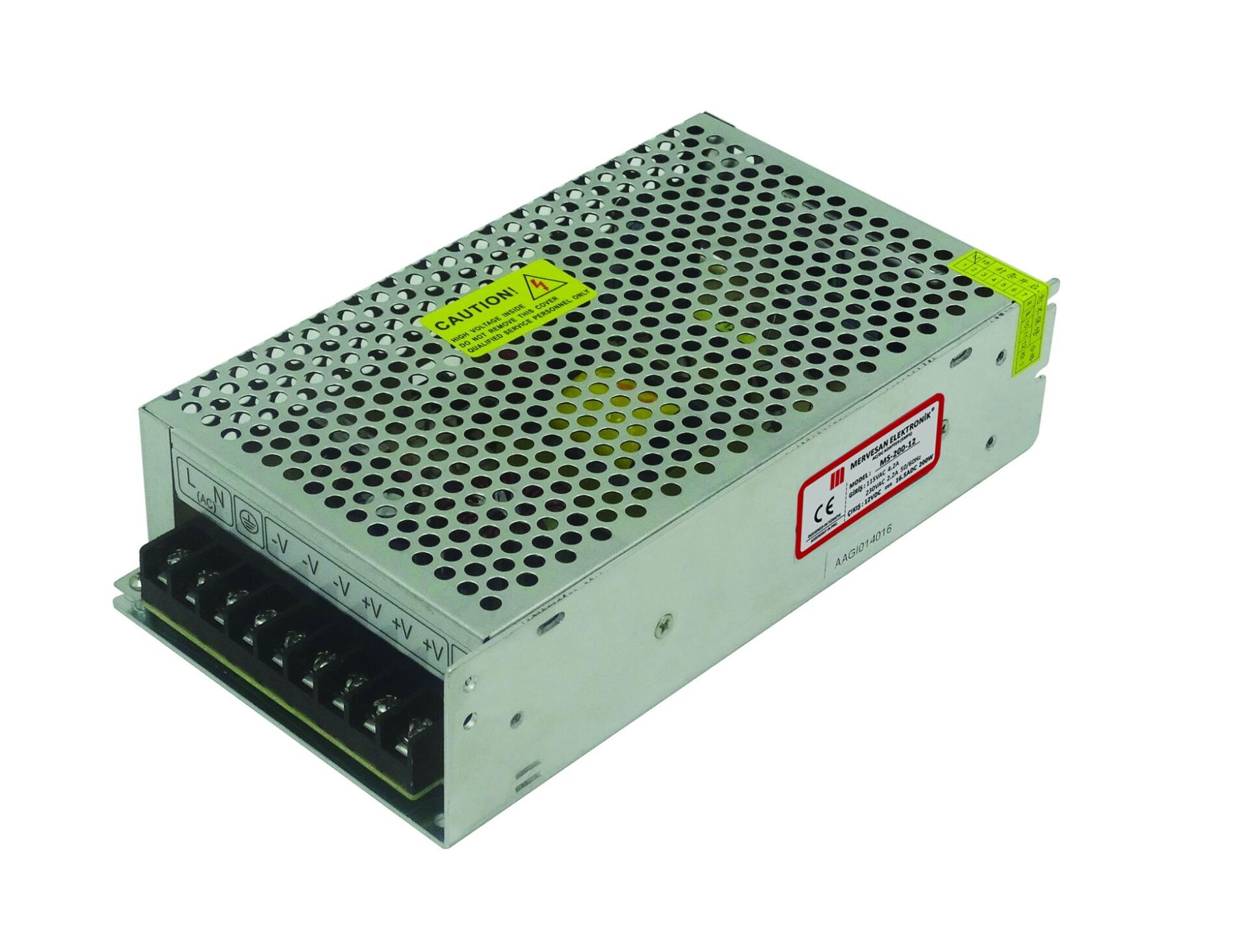 Mervesan 200W 18V DC 11A Metal Kasa Adaptör
