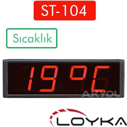 Loyka ST-104 Sıcaklık+Saat