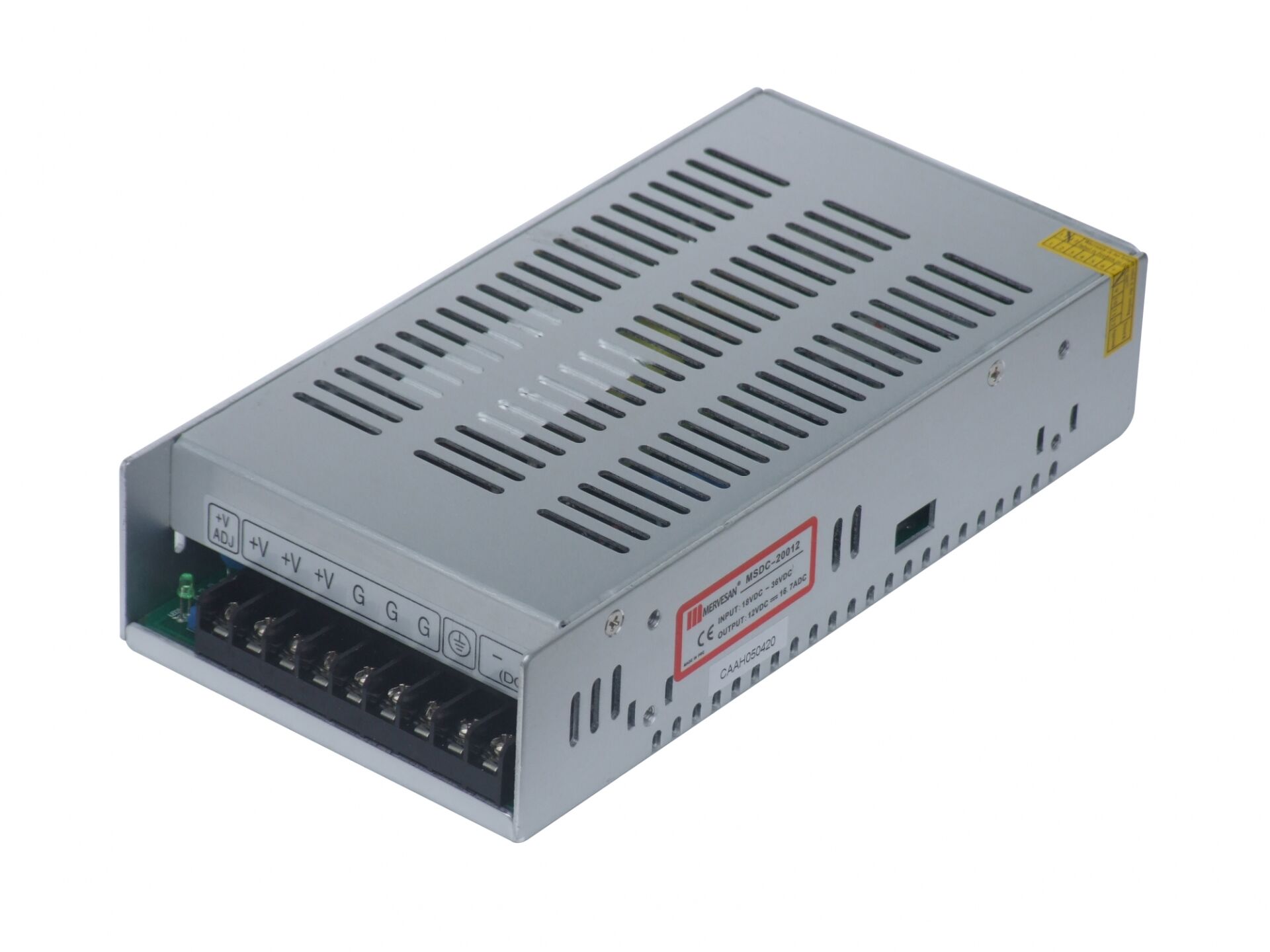 Mervesan 18-36 VDC 12VDC 16.7A Metal Kasa Konvertör