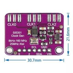 Si5351 8khz - 160Mhz Clock Generator