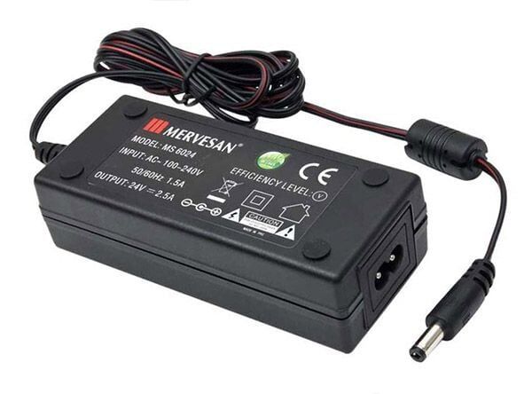 Mervesan MS-6024 100-240VAC Giriş 24VDC 60W 2.5A Çıkış SMPS Adaptör
