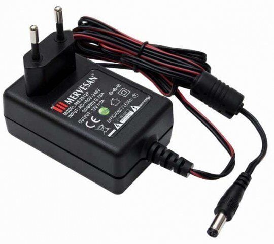 Mervesan MS-2512P 100-240VAC Giriş 12VDC 25W 2A Çıkış SMPS Adaptör