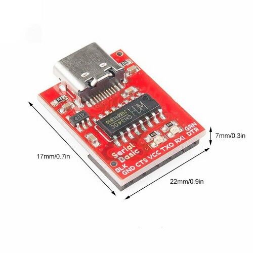 CH340C USB to TTL UART Modül