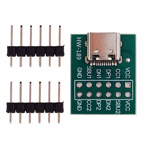 Usb Type C to Dip Pcb 12 Pin
