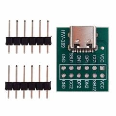 Usb Type C to Dip Pcb 12 Pin