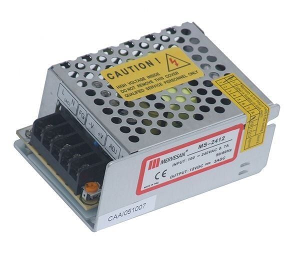 Mervesan 25W 12 VCD 2A Metal Kasa Adaptör