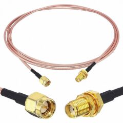 100cm RG316 SMA Erkek Dişi RF Kablo