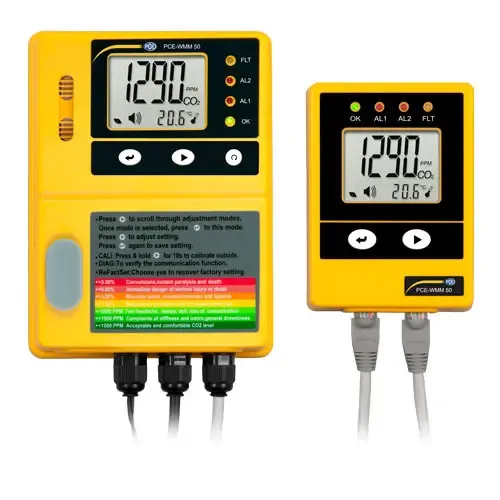 PCE Çevresel Ölçüm Cihazı / Gaz Dedektörü PCE-WMM 50