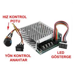 60A 55V DC Motor Hız Kontrol Devresi