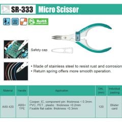 Proskit Sr-333 Çok Amaçlı Mikro Makas 120 mm