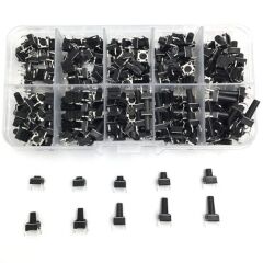 200 Adet 6x6mm Tact Buton Set