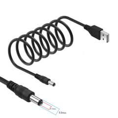 USB to 2.1mm Adaptör Çevirici Kablo