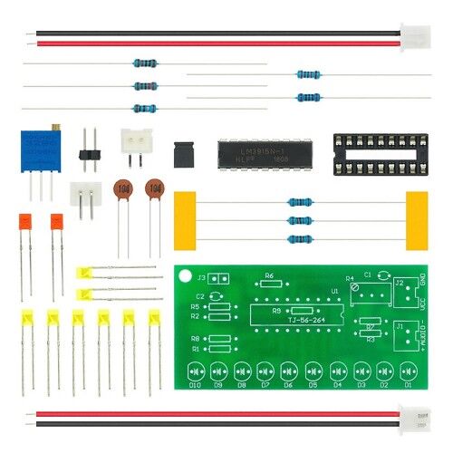 LM3915 10 Led Vumetre Kit