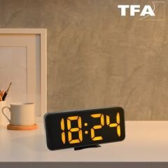 Tfa 60.2027.01 Alarmlı Dijital Saat Termometre