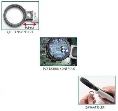 Proskit MA-023 Led Işıklı El Tipi Büyüteç