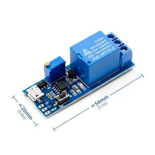 Micro Usb Zaman Gecikme Röle Modülü