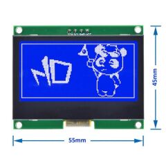 IIC GM12864 Glcd Mavi
