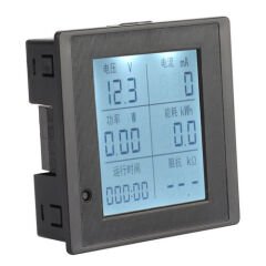 DC 6-200V 20A Dijital Voltmetre Ampermetre Wattmetre