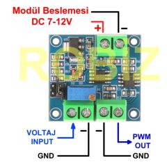 Voltaj to Pwm Çevirici Modül