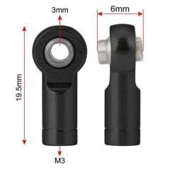 Metal M3 Bağlantı Parçası