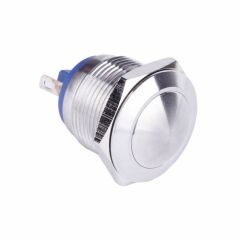 16mm Metal Push Buton Yuvarlak Kafa BT1602