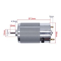 RS555 DC Motor 12V 7500Rpm