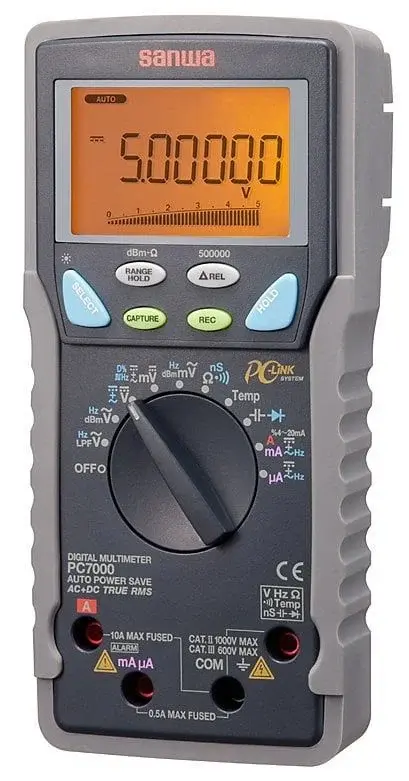 Sanwa PC7000 50,000 Count True RMS Profesyonel Multimetre