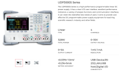 Unit UDP3305S-E 328W DC Programlanabilir Güç Kaynağı
