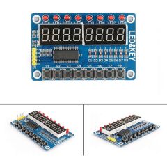 TM1638 8 Hane 7 Segment Ekran Led Buton Kartı
