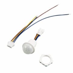 220V PIR Hareket Sensörü 25cm Kablolu
