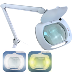 Loyka 6030 Sarı ve Beyaz Led Işık Seçenekli Geniş Mercekli Büyüteç