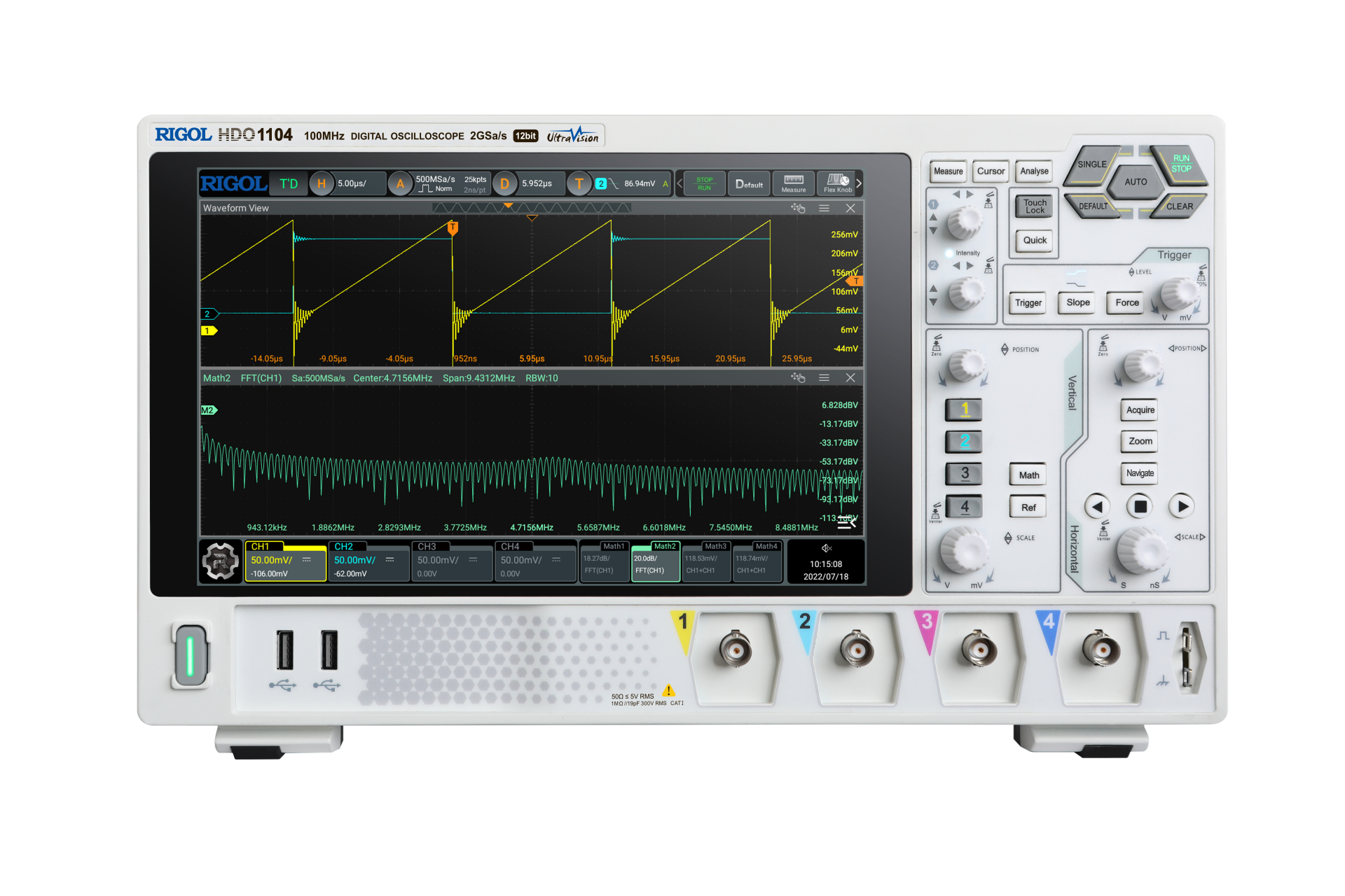 Rigol HDO1104 100 MHz 4 Kanallı 12 bit Dijital Osiloskop