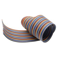 40 Pin Rainbow Ribbon IDC Kablo 1 Metre