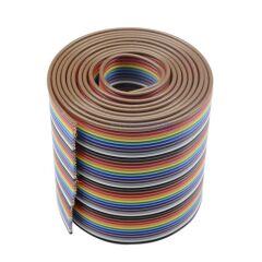 40 Pin Rainbow Ribbon IDC Kablo 1 Metre