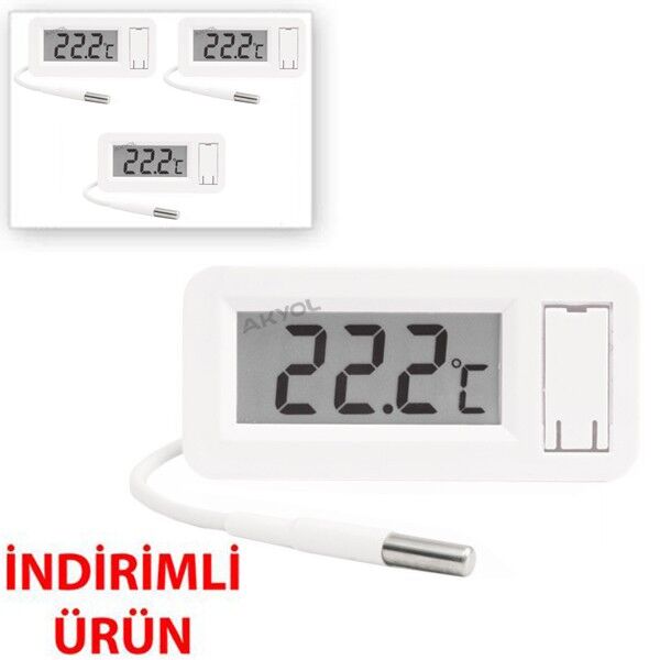 3 Adet | Elitech TPM-30 Soketli Panel Tip Termometre