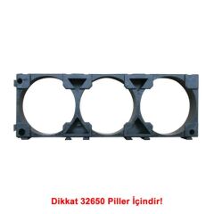 32650 Pil Tutucu 3x