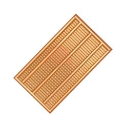 5x10cm Pertinaks Pcb