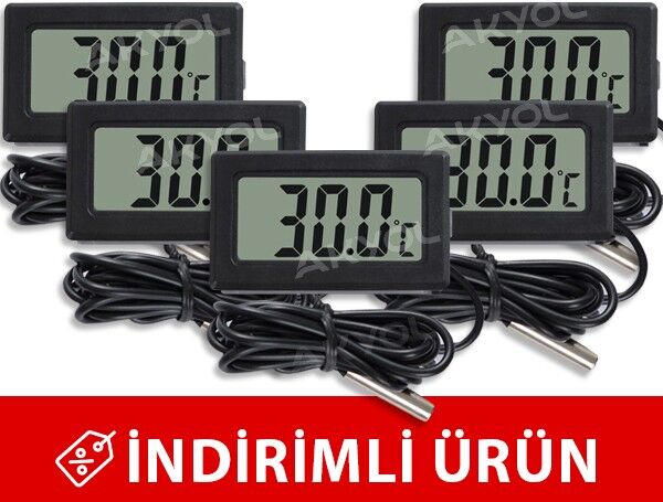 DC-1 Pano Tipi Soketli Termometre (5´ li Paket)