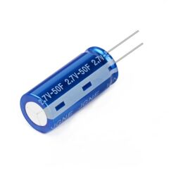 2.7V 50F Süper Kapasitör 18x41mm