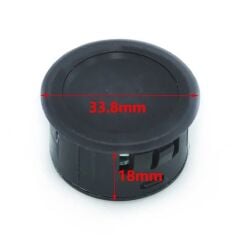 4-100V Dc Voltmetre Kırmızı Yuvarlak