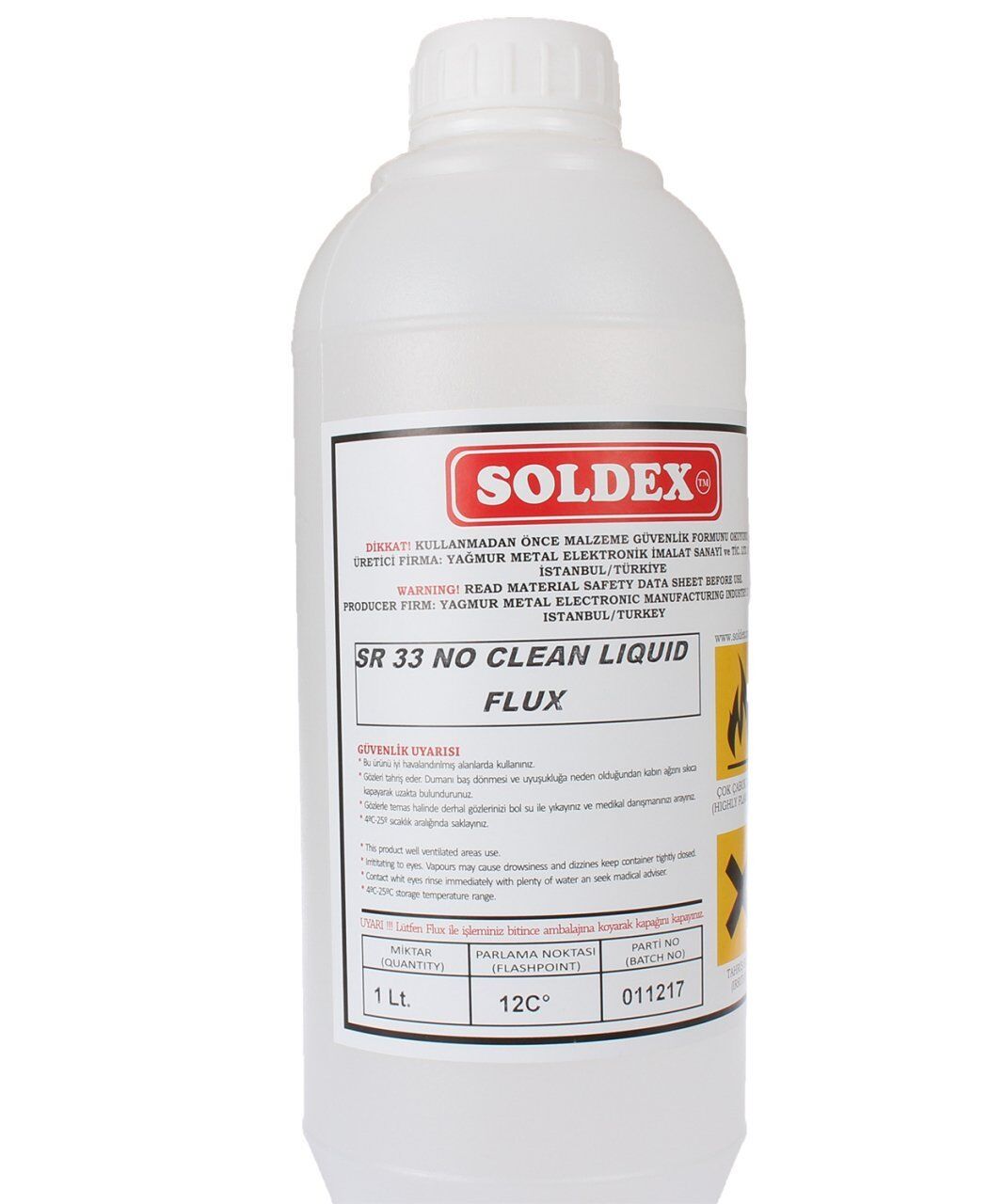 Soldex SR 33 Temizleme Gerektirmeyen Flux