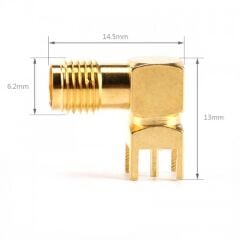 SMA PCB Tip Soket 90 Derece SMA-KWE
