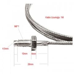 K Tip Thermocouple 1 Metre